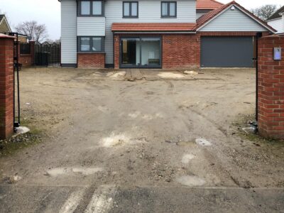 Driveway and front garden makeover Canterbury