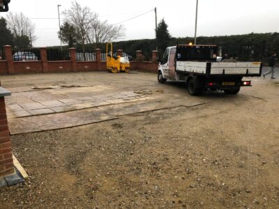 Contemporary patio installation Canterbury