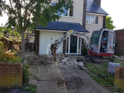 Driveway and front garden makeover Canterbury