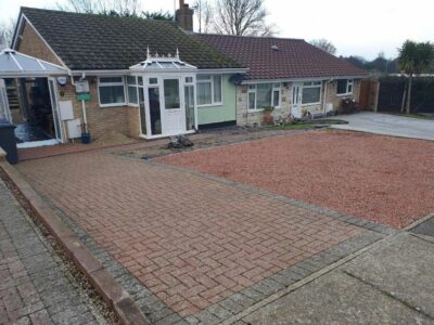 Driveway and front garden makeover Canterbury